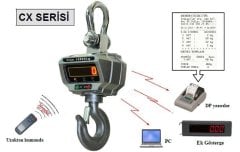 CX 10 Ton Printerli Vinç Baskülü