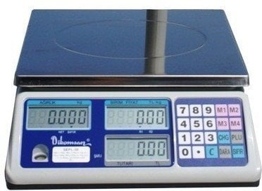 SEP 15 Kg. 2/5 Gr. Fiyat Hesaplamalı Terazi